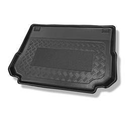 Tapis de coffre pour Ford B-MAX Monospace (09.2012-11.2017) - bac de coffre - protection de coffre voiture - Aristar - Standard - coffre supérieur (plancher double amovible du coffre en position haute)