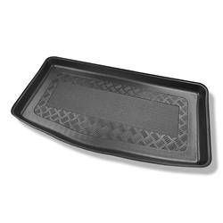 Tapis de coffre pour Kia Picanto III JA Hayon (04.2017-....) - bac de coffre - protection de coffre voiture - Aristar - Standard - coffre inférieur; modèles sans plancher amovible du coffre