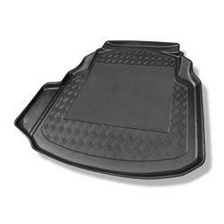 Tapis de coffre pour Mercedes-Benz Classe C W204 Berline (04.2007-02.2014) - bac de coffre - protection de coffre voiture - Aristar - Standard - sièges arrière non rabattables