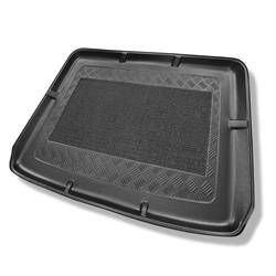 Tapis de coffre pour Skoda Yeti SUV (06.2009-11.2017) - bac de coffre - protection de coffre voiture - Aristar - Standard - coffre supérieur ; avec roue de secours taille normale