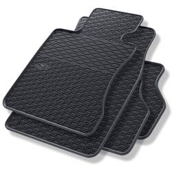 Tapis de sol en caoutchouc pour BMW 5 E60, E61 (2003-2010) - tapis de voiture - noir - Geyer & Hosaja - 821/4C