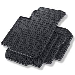 Tapis de sol en caoutchouc pour Volkswagen Jetta IV (1998-2005) - tapis de voiture - noir - Geyer & Hosaja - 816/4C