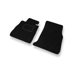 Tapis de sol velours pour BMW 4 F32, F36 (2014-2021) - Premium tapis de voiture - noir - DGS Autodywan