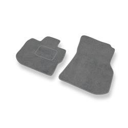 Tapis de sol velours pour BMW X3 (2018-....) - Premium tapis de voiture - gris - DGS Autodywan