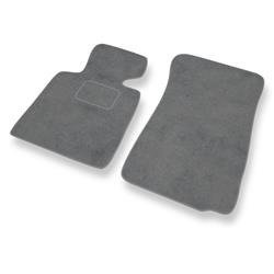 Tapis de sol velours pour BMW Z4 I E85, E86 (2002-2008) - Premium tapis de voiture - gris - DGS Autodywan