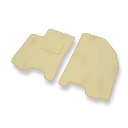 Tapis de sol velours pour Chevrolet Lacetti (2003-2009) - Premium tapis de voiture - beige - DGS Autodywan