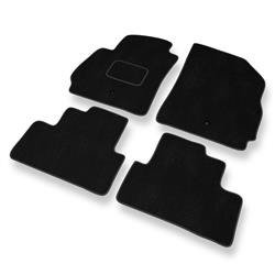 Tapis de sol velours pour Chevrolet Orlando (2010-2018) - Premium tapis de voiture - noir - DGS Autodywan