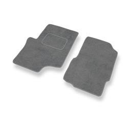 Tapis de sol velours pour Chevrolet TrailBlazer II (2002-2009) - Premium tapis de voiture - gris - DGS Autodywan