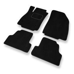 Tapis de sol velours pour Chevrolet Trax (2012-....) - Premium tapis de voiture - noir - DGS Autodywan