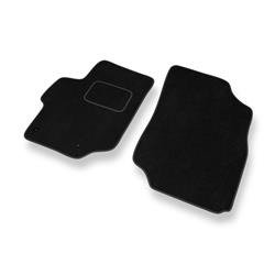 Tapis de sol velours pour Citroen C-Elysee II (2012-....) - Premium tapis de voiture - noir - DGS Autodywan