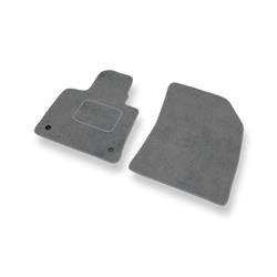 Tapis de sol velours pour Citroen C4 Picasso II (2013-2019) - Premium tapis de voiture - gris - DGS Autodywan