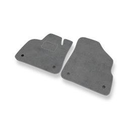Tapis de sol velours pour Citroen DS5 (2011-2015) - Premium tapis de voiture - gris - DGS Autodywan