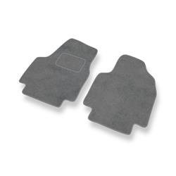 Tapis de sol velours pour Citroen Jumpy I (1995-2007) - Premium tapis de voiture - gris - DGS Autodywan