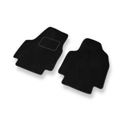 Tapis de sol velours pour Citroen Jumpy I (1995-2007) - Premium tapis de voiture - noir - DGS Autodywan