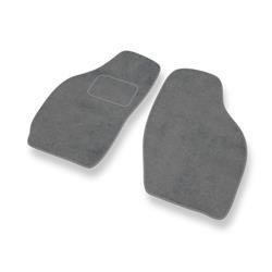 Tapis de sol velours pour Daewoo Tico (1991-2001) - Premium tapis de voiture - gris - DGS Autodywan