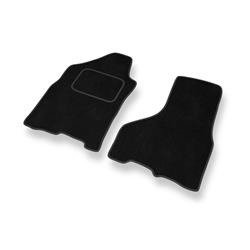 Tapis de sol velours pour Dodge RAM IV (2009-2018) - Premium tapis de voiture - noir - DGS Autodywan
