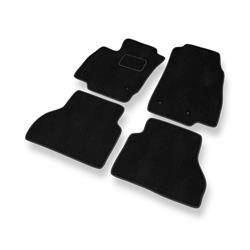 Tapis de sol velours pour Ford B-MAX (2012-2017) - Premium tapis de voiture - noir - DGS Autodywan