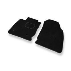 Tapis de sol velours pour Ford EcoSport (2018-....) - Premium tapis de voiture - noir - DGS Autodywan