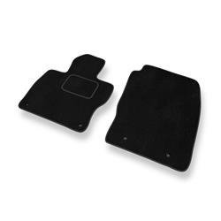 Tapis de sol velours pour Ford Focus III (2010-2014) - Premium tapis de voiture - noir - DGS Autodywan