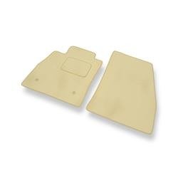 Tapis de sol velours pour Ford KA+ (2016-2021) - Premium tapis de voiture - beige - DGS Autodywan