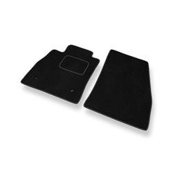 Tapis de sol velours pour Ford KA+ (2016-2021) - Premium tapis de voiture - noir - DGS Autodywan