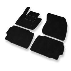Tapis de sol velours pour Ford Mondeo V (2014-2021) - Premium tapis de voiture - noir - DGS Autodywan