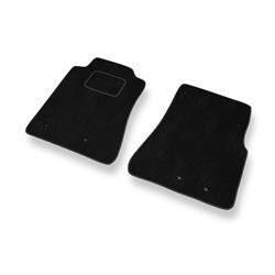 Tapis de sol velours pour Ford Mustang V (2005-2014) - Premium tapis de voiture - noir - DGS Autodywan