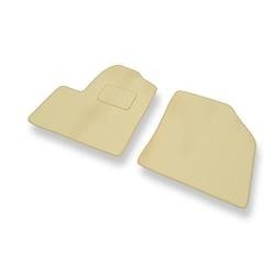 Tapis de sol velours pour Ford Transit Connect (5-places) (2003-2014) - Premium tapis de voiture - beige - DGS Autodywan