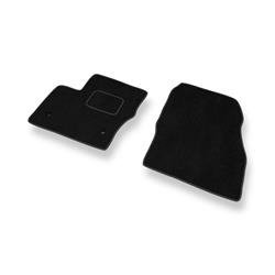 Tapis de sol velours pour Ford Transit Connect (5-places) (2014-....) - Premium tapis de voiture - noir - DGS Autodywan