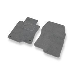 Tapis de sol velours pour Honda Accord VIII (2008-2016) - Premium tapis de voiture - gris - DGS Autodywan