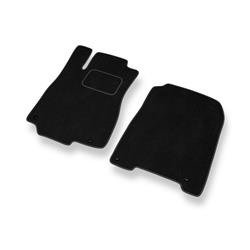 Tapis de sol velours pour Honda CR-V IV (2012-2018) - Premium tapis de voiture - noir - DGS Autodywan