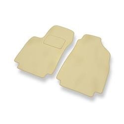 Tapis de sol velours pour Hyundai Matrix (2001-2010) - Premium tapis de voiture - beige - DGS Autodywan