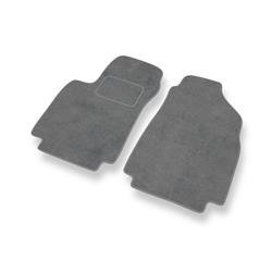 Tapis de sol velours pour Hyundai Matrix (2001-2010) - Premium tapis de voiture - gris - DGS Autodywan
