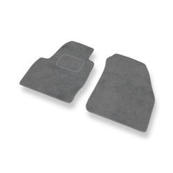 Tapis de sol velours pour Land Rover Range Rover Evoque (2011-2018) - Premium tapis de voiture - gris - DGS Autodywan
