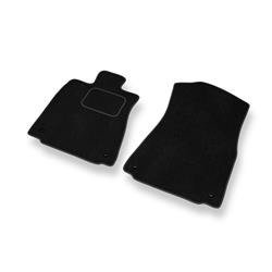 Tapis de sol velours pour Lexus GS IV (2012-2020) - Premium tapis de voiture - noir - DGS Autodywan