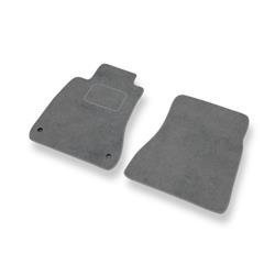 Tapis de sol velours pour Lexus IS II XE20 (2005-2012) - Premium tapis de voiture - gris - DGS Autodywan