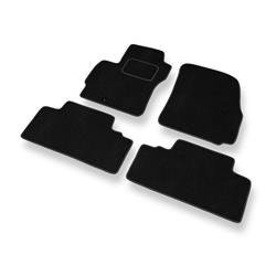 Tapis de sol velours pour Mazda 5 I (2006-2010) - Premium tapis de voiture - noir - DGS Autodywan