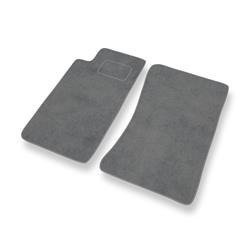 Tapis de sol velours pour Mazda MX-5 I (1990-1998) - Premium tapis de voiture - gris - DGS Autodywan