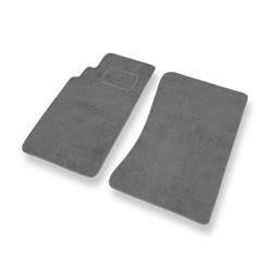 Tapis de sol velours pour Mazda MX-5 II (1998-2005) - Premium tapis de voiture - gris - DGS Autodywan