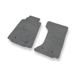 Tapis de sol velours pour Mazda MX-5 III (2005-2015) - Premium tapis de voiture - gris - DGS Autodywan