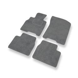 Tapis de sol velours pour Mazda Xedos 9 (1993-2003) - Premium tapis de voiture - gris - DGS Autodywan