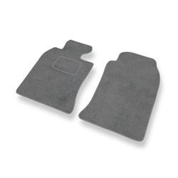Tapis de sol velours pour Mini Cabrio I (2004-2009) - Premium tapis de voiture - gris - DGS Autodywan
