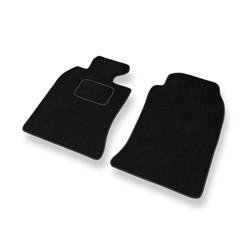 Tapis de sol velours pour Mini Cabrio I (2004-2009) - Premium tapis de voiture - noir - DGS Autodywan