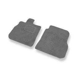 Tapis de sol velours pour Mitsubishi Eclipse IV (2006-2011) - Premium tapis de voiture - gris - DGS Autodywan
