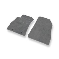 Tapis de sol velours pour Nissan Juke (2010-....) - Premium tapis de voiture - gris - DGS Autodywan