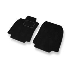 Tapis de sol velours pour Nissan Tiida I C11 (2004-2012) - Premium tapis de voiture - noir - DGS Autodywan