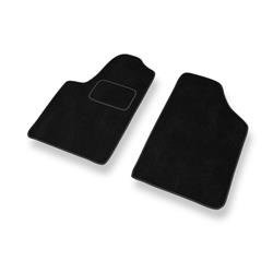 Tapis de sol velours pour Peugeot Partner I (1997-2010) - Premium tapis de voiture - noir - DGS Autodywan