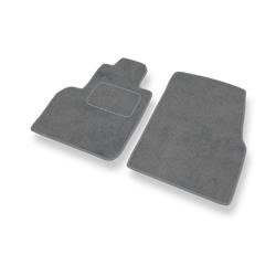 Tapis de sol velours pour Renault Grand Espace IV (2003-2014) - Premium tapis de voiture - gris - DGS Autodywan