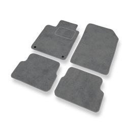 Tapis de sol velours pour Renault Laguna III (2007-2015) - Premium tapis de voiture - gris - DGS Autodywan