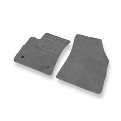 Tapis de sol velours pour Renault Megane IV (2016-....) - Premium tapis de voiture - gris - DGS Autodywan